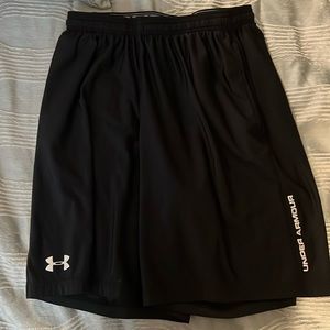 Under armour gym shorts, like new.